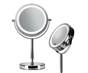Croydex Beauty Mirror Round LED Chrome
