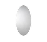 Croydex Belham Oval Mirror with Hang N Lock Fitting System, 900 x 450 x 5mm,Silver