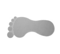Croydex Big Foot Non Slip Bath Mat - Large Foot Shape Design made from Natural Rubber with Anti-Bacterial Treatment for Anti-Mould Properties, Easy to