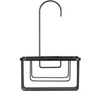 Croydex Black Hanging Shower Caddy Bathroom Storage Rack Shelf Rail Hook Basket