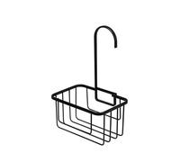 Croydex Black Mild Steel 1 Compartments Hook Over Shower Caddy (W)18Cm