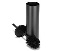 Croydex Toilet Brush & Holder - Matte Black
