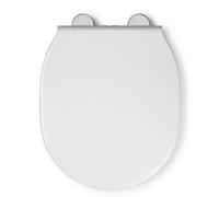 Croydex Bolsena Contoured D-Shape Toilet Seat With Flexi Fix™ Hinges