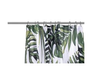 Croydex Botanics Shower Curtain - White/Green