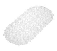 Croydex Bubbles Non-Phthalate Slip-Resistant PVC Suction Bath Mat, Clear, 70 x 35cm