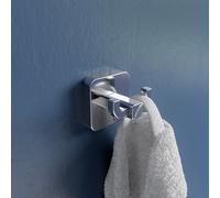 Croydex Camberwell Flexi Fix Robe & Towel Hook- Chrome