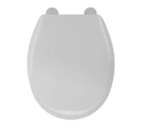 Croydex Canada White Toilet Seat - Antibacterial Treated Surface with Adjustable Hinges, Durable Polypropylene Material, Easy to Install, Adjustable from 120mm to 195mm