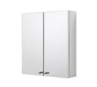 Croydex Carra 50 x 45cm Bathroom Mirror Cabinet - No Assembly Required