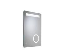 Croydex Carrock LED Bathroom Mirror Demister Mains Power Touch 640x450mm Modern