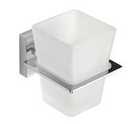 Croydex Cheadle Flexi-Fix Tumbler & Holder Chrome