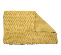 Croydex Chenille Bath Mat Yellow Super Soft Cushioned Slip-Resistant Backing