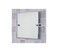 Croydex Chester Flexi Fix Bathroom Tilt Mirror Contemporary Square Wall Mounted