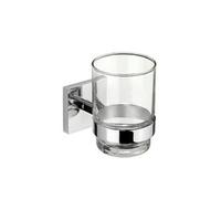 Croydex Chester Flexi-Fix - Chrome Wall Mounted X Plate Bathroom Accessories