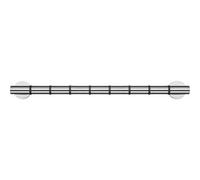 Croydex Chrome Effect Wall-Mounted Grab Bar (L)680mm