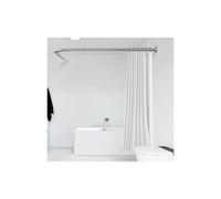 Croydex Chrome Modular Rod 4 Way To fit Circle Or Oval Bath Shower Curtain Rail