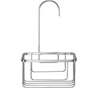 Croydex Chrome Shower Riser Rail Hook Over Caddy Basket, 5 Year Rust Free Guarantee