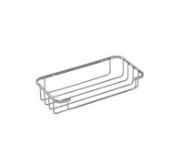 Croydex Chrome Wall Mounted Cosmetic Shower Basket - Bathroom Storage & Organisation - Shower Caddy Home Essentials - Rust Free Guarantee 5 Years -