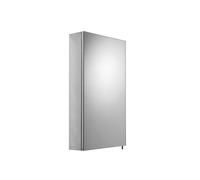 Croydex Colorado Single Door Bathroom Mirror Cabinet, Adjustable Glass Shelf, Bathroom Wall Cabinet with Mirror Door, Designed for Small Spaces,