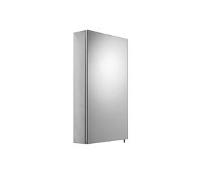 Croydex Colorado Single Door Bathroom Mirror Cabinet, Adjustable Glass Shelf, Bathroom Wall Cabinet with Mirror Door, Designed for Small Spaces,