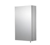 Croydex Cullen Stainless Steel Bathroom Mirror Cabinet