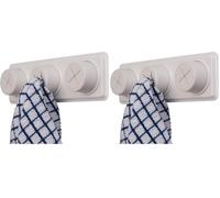 Croydex DB361510U Triple Cloth Holder, Beige (Pack of 2)