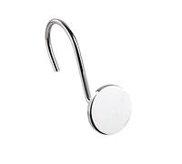 Croydex Disc Shower Curtain Rings, Pack of 12