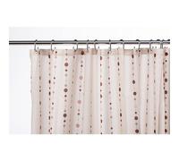 Croydex Dotty Textile Shower Curtain,1800 x 1800mm