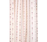 Croydex Dotty Textile Shower Curtain