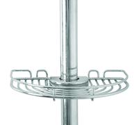 Croydex Easy Fit Riser Rail Soap Basket, Versatile Bathroom Accessory, Secure B