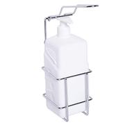 Croydex Soap Dispenser Elbow Operated - Extra Hygienic 1000ml Wall-Mounted, Smooth Lever, White