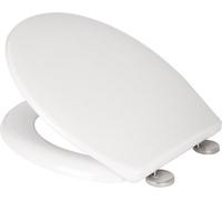 Croydex Toilet Seat Soft Close Oval Quick Release White Anti Bacterial No Tools