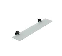 Epsom Flexi-FixTM Matt Black Glass Shelf Black