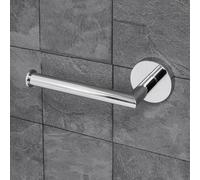 Croydex Epsom Flexi-Fix Chrome Wall Hung Toilet Roll Holder - QM481141