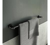Croydex Epsom Flexi Fix Towel Rail - Black