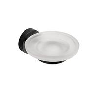 Epsom Flexi-FixTM Matt Black Soap Dish & Holder Black