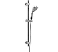 Croydex Essentials Chrome Shower Set - Riser Rail/Shower Head/Hose