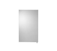Croydex Finchley Stainless Steel Bathroom Mirror Cabinet, 2 Adjustable Shelves, Soft Close Hinges, All Fixtures and Fittings Included, Easy to Install Pre-Assembled Bathroom Wall Cabinet, 67x40x12cm,