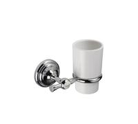 Croydex Flexi-Fix 1919 Easy to Fit Tumbler,Chrome,10.2 x 14.2 x 11.5 cm