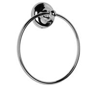 Croydex Flexi-Fix™ Grosvenor Bathroom Towel Ring - Chrome