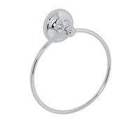 Croydex Flexi-Fix Grosvenor Chrome Easy to Fit Towel Ring , QM701541