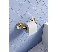 Croydex Flexi-Fix Grosvenor Gold Spindle Toilet Roll Holder One Colour