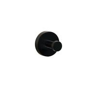 Croydex Flexi Fix Matt Black Epsom Robe Hook