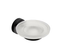 Epsom Flexi-FixTM Matt Black Soap Dish & Holder Black