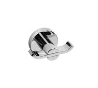Croydex Flexi-Fix Metra Chrome Effect Zinc Alloy Medium Double Hook (Holds)5Kg