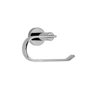 Croydex Flexi-Fix Metra Polished Chrome Effect Wall-Mounted Toilet Roll Holder (H)97.1mm (W)173.75mm