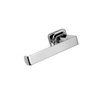 Croydex Flexi-Fix Shoreditch Toilet Roll Holder, Easy Fit Toilet Paper Holder, Chrome Plated Finish, No Drilling Required, Screw or Glue, Use Existing Screw Holes - All Fixings Included
