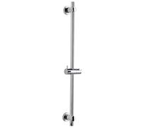 Croydex AM182641 Flexi-Fix 800mm Shower Riser Rail with Adjustable Fixing Brackets, Chrome