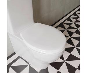 Croydex Flexi-Fix Toilet Seat Constance Oval - White