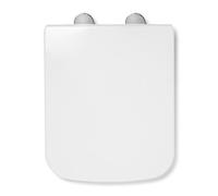 Croydex Flexi-Fix Toilet Seat Leven Square - White