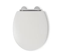 Croydex Flexi-Fix Toilet Seat Lugano Oval - White